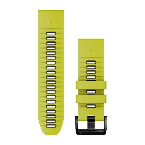Ремешок Garmin epixPRO (g2),26mm QuickFit Lime/Grpht Silicon Bnd