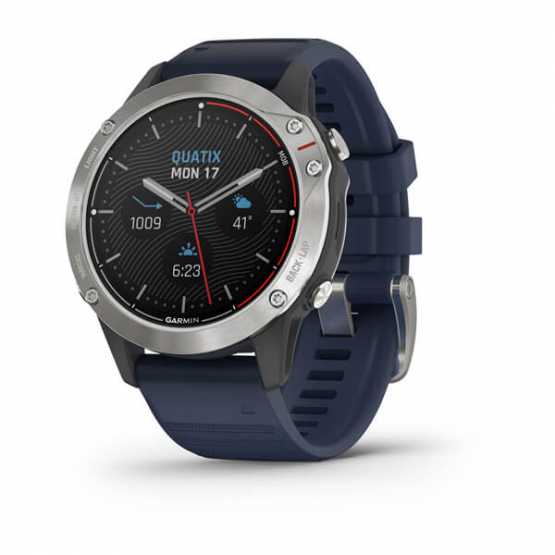 Garmin Quatix 6 Gray with Captain Blue Band