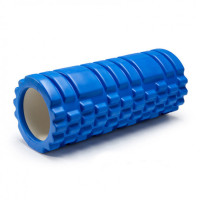 Масажний ролик EasyFit Grid Roller EF11 33 см синій ролер валик циліндр