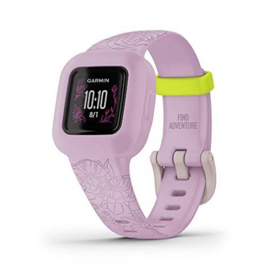 Детский фитнес-браслет Garmin vivofit jr3 Floral Pink Детский фитнес-браслет Garmin vivofit jr3 Floral Pink