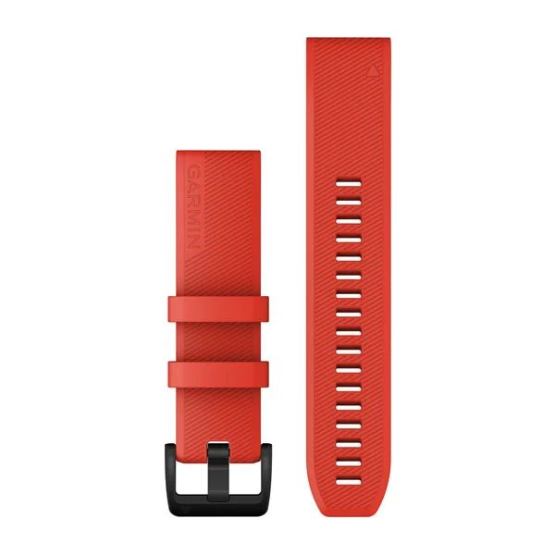 Ремінець Garmin Approach S62 Accessory Band,Laser Red w/Black SS,ремінець