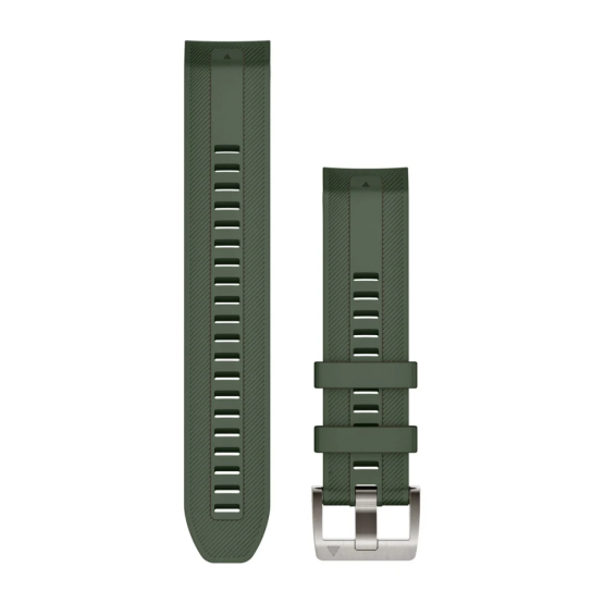 Ремешок для Garmin MARQ GEN2 QuickFit 22 Silicone Strap Pine Green
