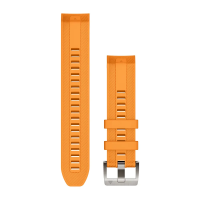 Ремешок для Garmin MARQ GEN2 QuickFit 22 Silicone Strap Spark Orange