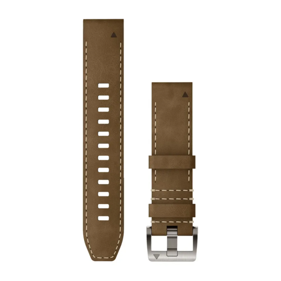 Ремешок для Garmin MARQ GEN2 QF 22 Hybrid Leather Strap Tundra/Black