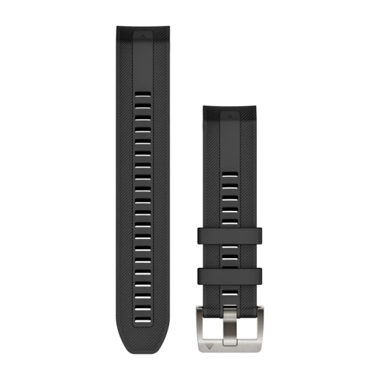 Ремешок для Garmin MARQ GEN2 QuickFit 22 Silicone Strap Black
