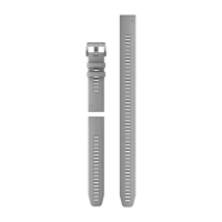 Ремешок Garmin Descent, 22mm, 3-pc, Silicone Dive Band, Powder Gray Band