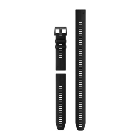 Ремешок Garmin Descent, 22mm, 3-pc, Silicone Dive Band, Black Band