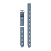 Ремешок Garmin Descent, 22mm, 3-pc, Silicone Dive Band, Hurricane Blue Band
