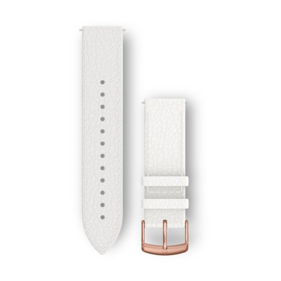 Ремешок Garmin vivomove HR Band, Italian White Leather, one-size Leather Band