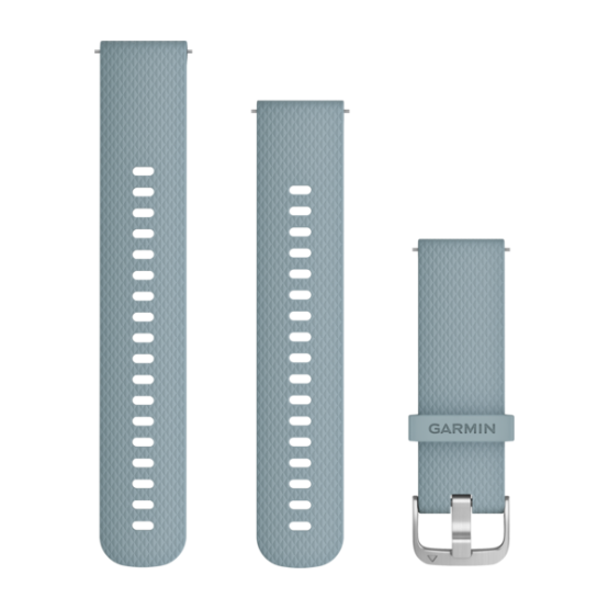Ремінець Garmin vivomove HR bands, Seafoam-Silver, two sizes included Band