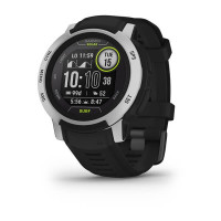Смарт-годинник Garmin Instinct 2 Solar Surf Edition з чорним силіконовим ремінцем