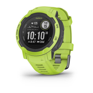 Смарт-годинник Garmin Instinct 2 з силіконовим ремінцем кольору електричний лайм