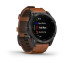 Garmin Epix 2 Sapphire - Black/Carbon Gray DLC Titanium with Chestnut leather band plus black silicone band