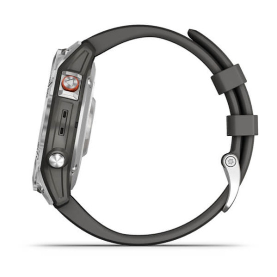 Garmin Epix 2 Slate/Stainless Steel with silicone band