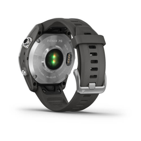 Garmin Fenix 7S Silver with Graphite Band Garmin Fenix 7S Silver with Graphite Band
