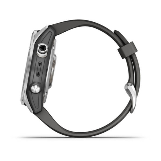 Garmin Fenix 7S Silver with Graphite Band Garmin Fenix 7S Silver with Graphite Band