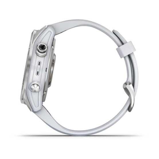 Garmin Fenix 7S Silver with Whitestone Band Garmin Fenix 7S Silver with Whitestone Band