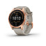 Garmin Fenix 7S Sapphire Solar Cream Gold Titanium w/Cream Tethered Nylon (includes light sand silicone band)