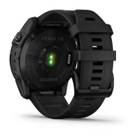 Garmin Fenix 7X Sapphire Solar Black DLC Titanium with Black Band