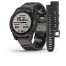 Garmin Fenix 7 Sapphire Solar Carbon Gray DLC Titanium with Titanium Band (includes black silicone band)