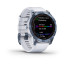 Garmin Fenix 7 Sapphire Solar Mineral Blue DLC Titanium with Whitestone Band