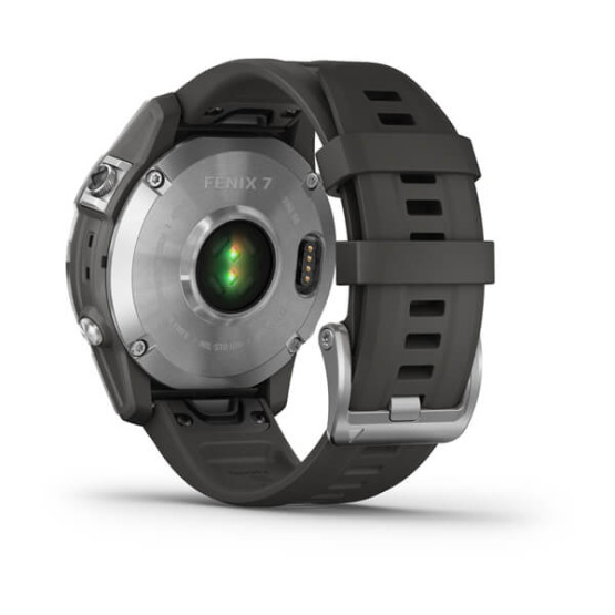 Garmin Fenix 7 Silver with Graphite Band Garmin Fenix 7 Silver with Graphite Band