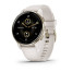Garmin Venu 2 Plus Cream Gold Stainless Steel Bezel with Ivory Case and Silicone Band
