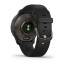 Garmin Venu 2 Plus Slate Stainless Steel Bezel with Black Case and Silicone Band