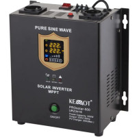 Джерело безперебійного живлення KEMOT PROsolar-800 12V 230V 800VA/500W + Акумулятор гелевий 75ah+75ah