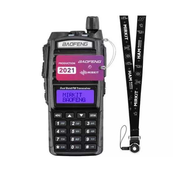 Рация Baofeng UV-82 MK5 5Вт 136-174, 400-520 МГц 2800 мАг + Шнурок Mirkit