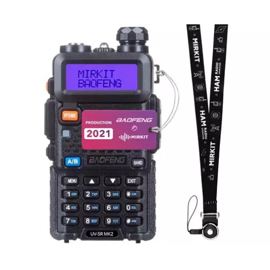 Рация Baofeng UV-5R MK2 5Вт 136-174, 400-520 МГц + Шнурок Mirkit