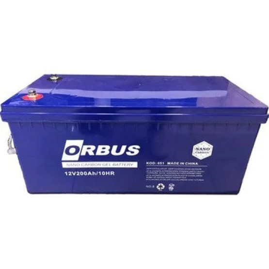 Акумуляторна батарея ORBUS NANO CARBON ORB 12-200 GEL 12V 200Ah