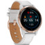Garmin Venu 2S Rose Gold with White Leather Band