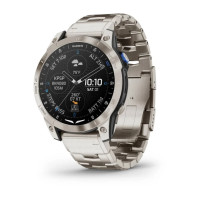 Спортивные часы Garmin D2 Mach 1 Aviator с вентилируемым титановым ремешков