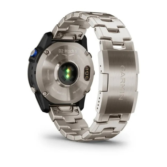 Спортивные часы Garmin D2 Mach 1 Aviator с вентилируемым титановым ремешков