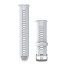 Ремінець для Forerunner 965 Whitestone/Powder Gray with Silver Hardware 22mm