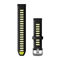Ремінець для Forerunner 265s Black/Amp Yellow with Slate Hardware 18mm