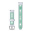 Ремінець для Forerunner 265s Whitestone/Tidal Blue with Silver Hardware 18mm