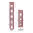 Ремінець для Forerunner 265s Pink/Whitestone with Silver Hardware 18mm