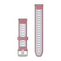 Ремінець для Forerunner 265s Pink/Whitestone with Silver Hardware 18mm