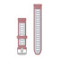 Ремінець для Forerunner 265s Pink/Whitestone with Silver Hardware 18mm