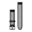 Ремінець для Forerunner 265 Black/Powder Gray with Slate Hardware 22mm