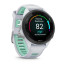 Garmin Forerunner 265S Black Bezel with Whitestone Case and Whitestone/Neo Tropic Silicone Band