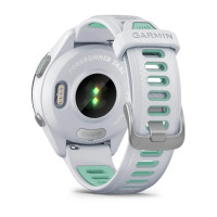 Garmin Forerunner 265S Black Bezel with Whitestone Case and Whitestone/Neo Tropic Silicone Band