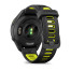 Garmin Forerunner 265S Black Bezel and Case with Black/Amp Yellow Silicone Band
