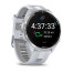 Garmin Forerunner 965 Titanium Bezel with Whitestone Case and Whitestone/Powder Gray Silicone Band