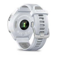 Garmin Garmin Forerunner 965 Titanium Bezel with Whitestone Case and Whitestone/Powder Gray Silicone Band
