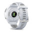 Garmin Forerunner 965 Titanium Bezel with Whitestone Case and Whitestone/Powder Gray Silicone Band