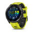 Garmin Forerunner 965 Carbon Gray DLC Titanium Bezel with Black Case and Amp Yellow/Black Silicone Band