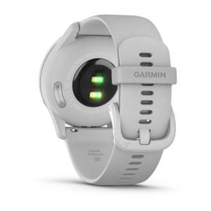 Гибридные смарт-часы Garmin vivomove Trend Silver с силиконовым ремешком